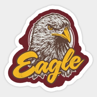 Eagle Head Sticker